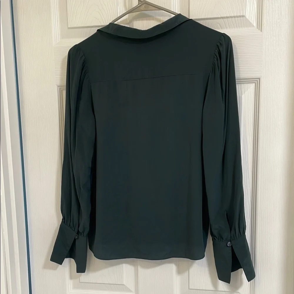 Kate Spade Silk Button-Up Long Sleeve Blouse - Picture 6 of 6